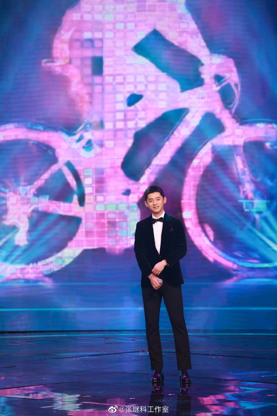 张继科王励勤蔡S仲满参加元宵晚会