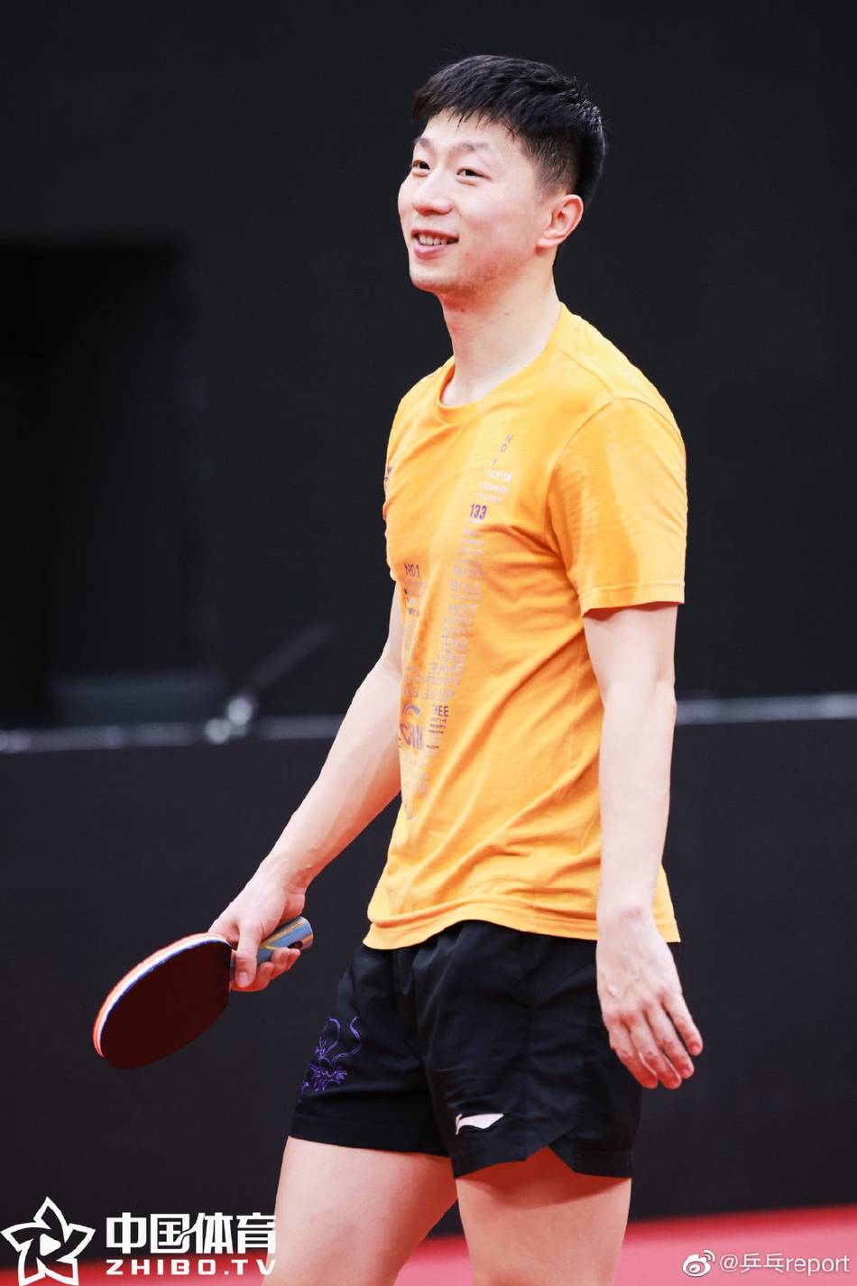 马龙樊振东备战男乒世界杯