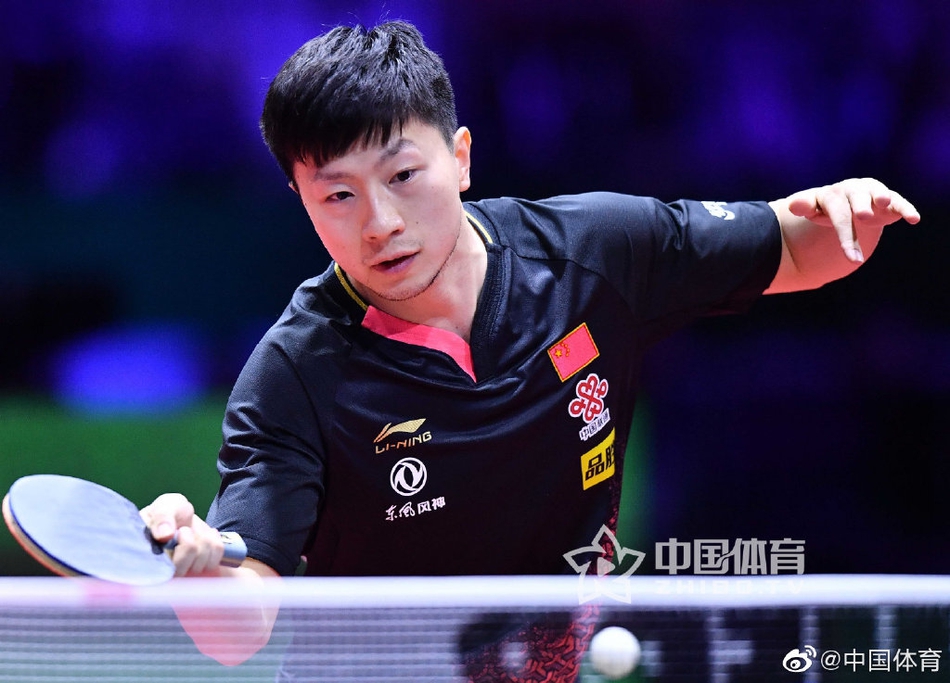 世乒赛马龙胜梁靖进决赛