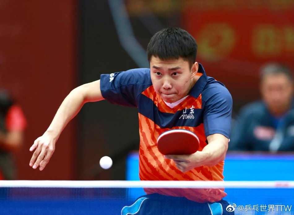 乒乓球全锦赛半决赛精彩瞬间