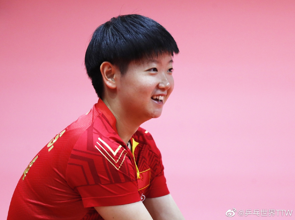 国乒选手备战奥运模拟赛