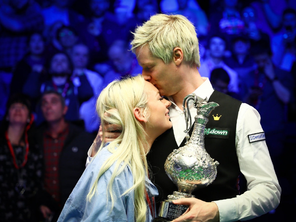 斯诺克大奖赛罗伯逊夺冠