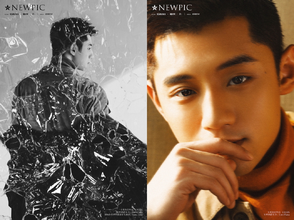 张继科拍写真目光笃定成熟