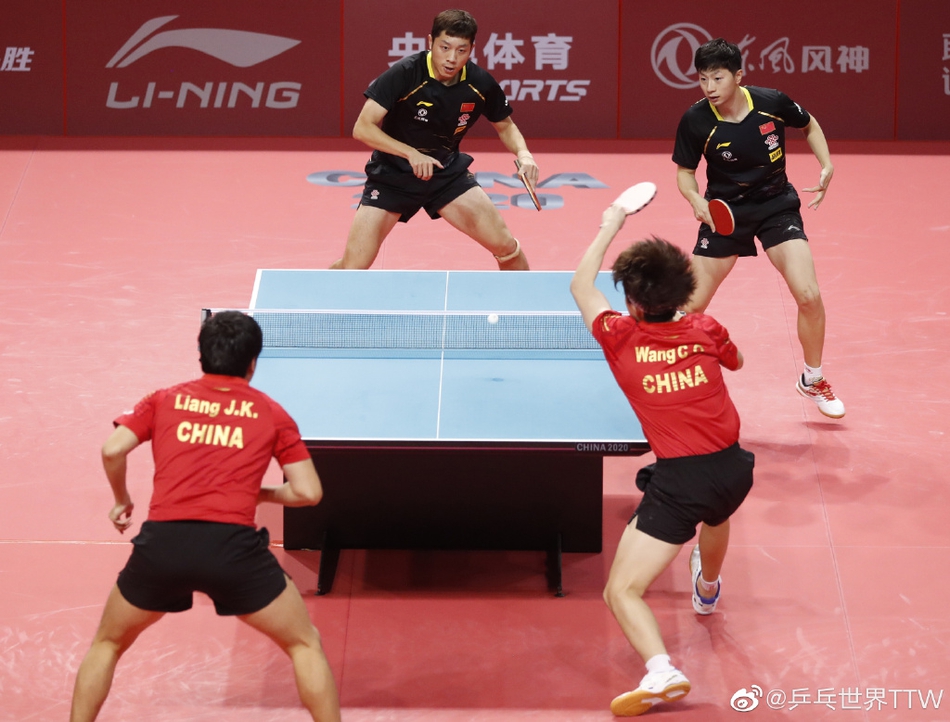 模拟赛马龙许昕樊振东男团夺冠