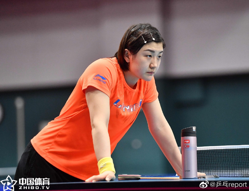 国乒进行日常冬训