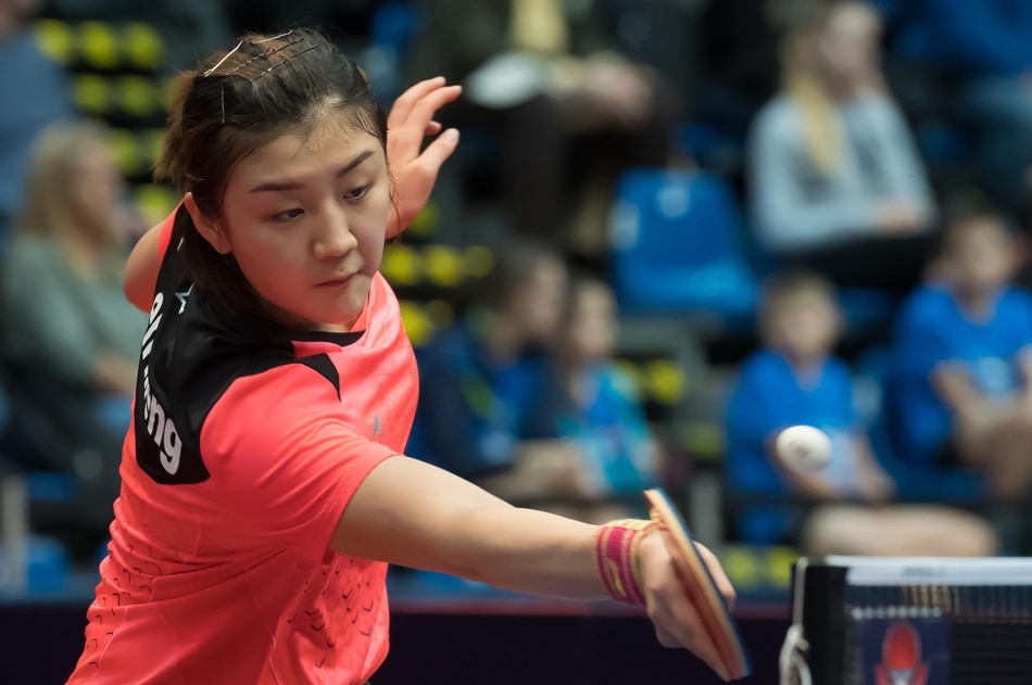 国乒包揽匈牙利赛女单四强