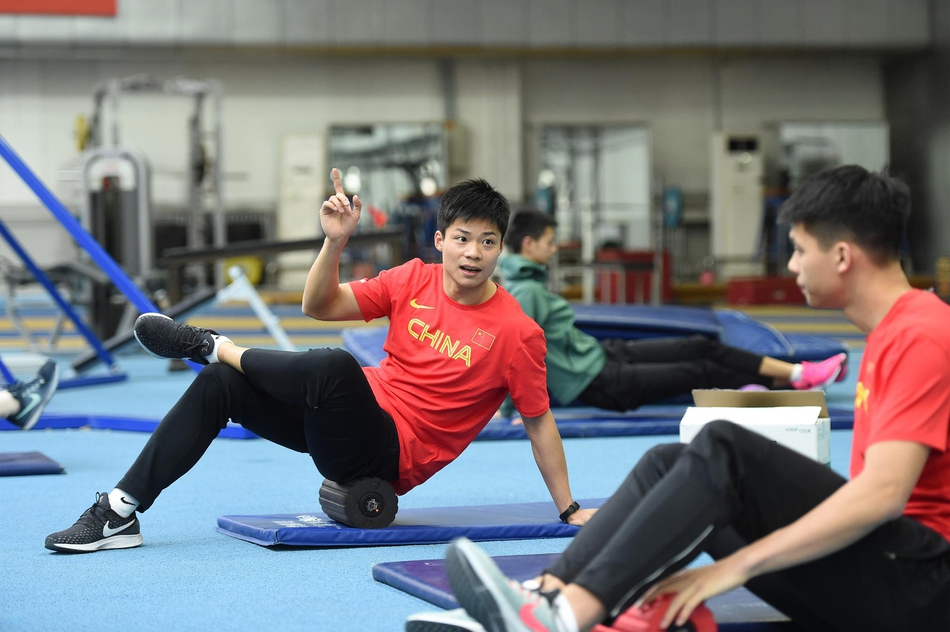 国家田径队冬训备战新赛季