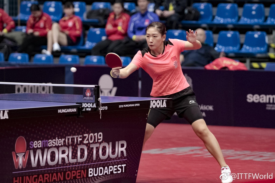 国乒包揽匈牙利赛女单四强