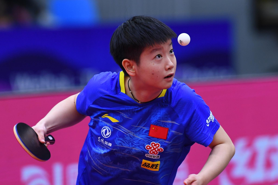 女乒世界杯孙颖莎4-2伊藤美诚