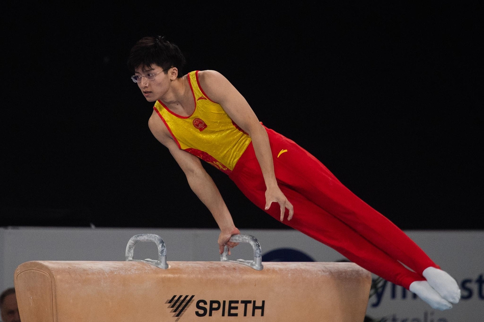 世界杯墨尔本站翁浩获鞍马亚军