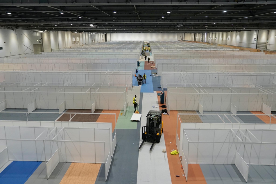 伦敦奥运场馆改成方舱医院