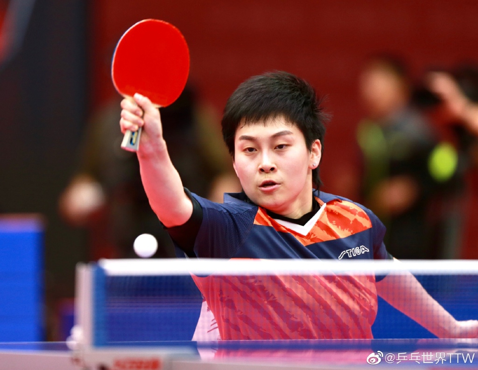 乒乓球全锦赛团体1/4决赛精彩瞬间