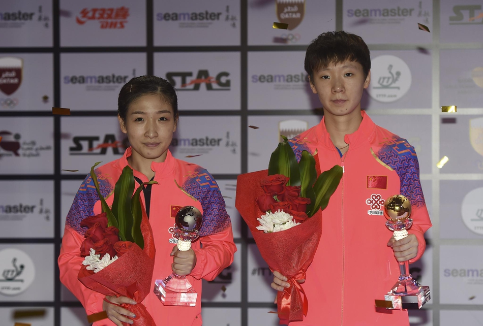 卡塔尔赛王曼昱女单夺冠