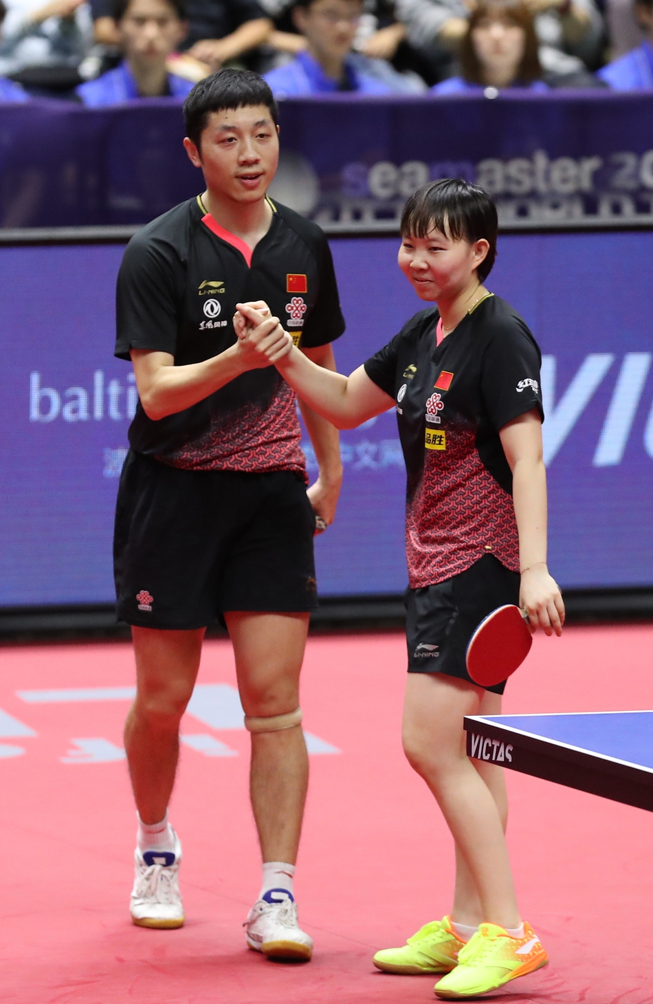 日乒赛许昕/朱雨玲夺冠