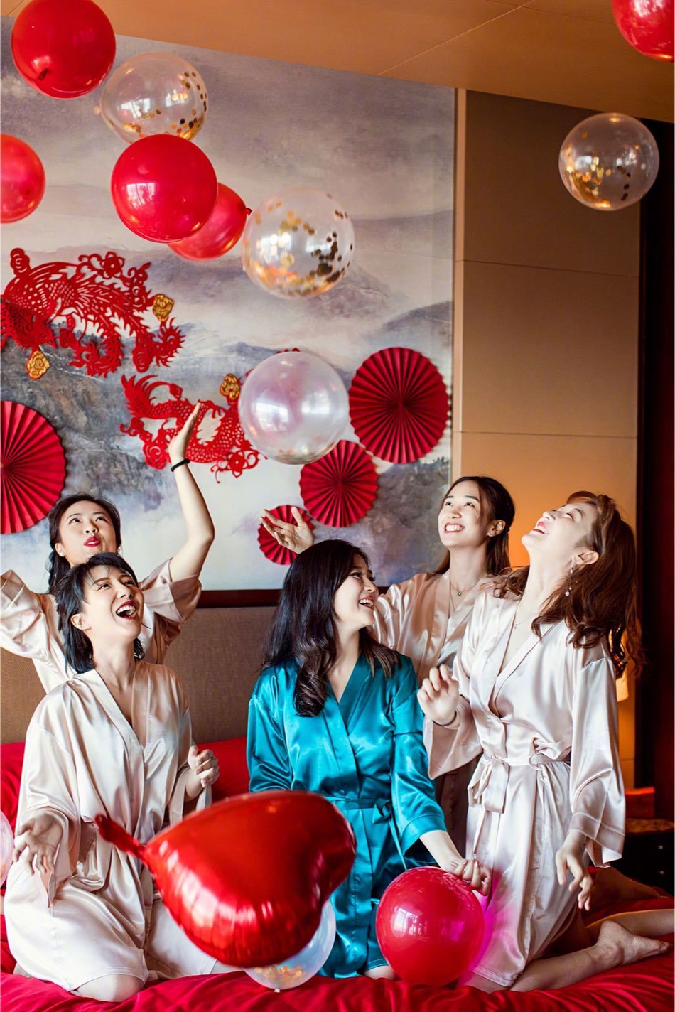 张培萌婚礼现场田径氛围浓烈