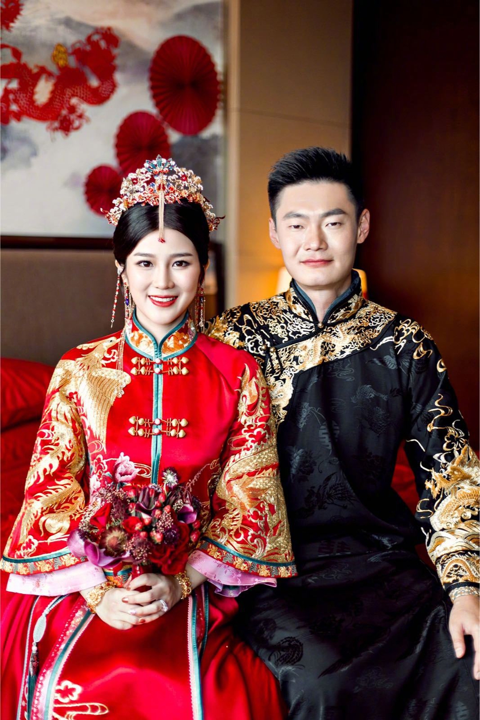 张培萌婚礼现场田径氛围浓烈