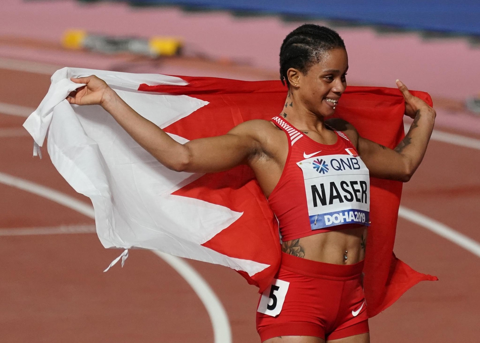 田径世锦赛女子400米:纳赛尔夺冠