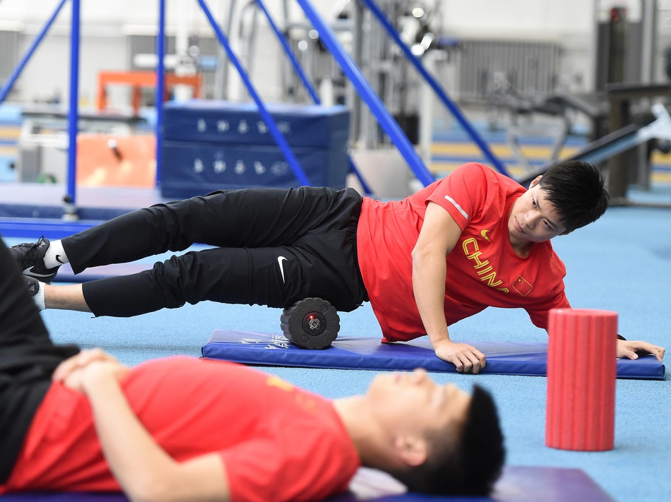 国家田径队冬训备战新赛季