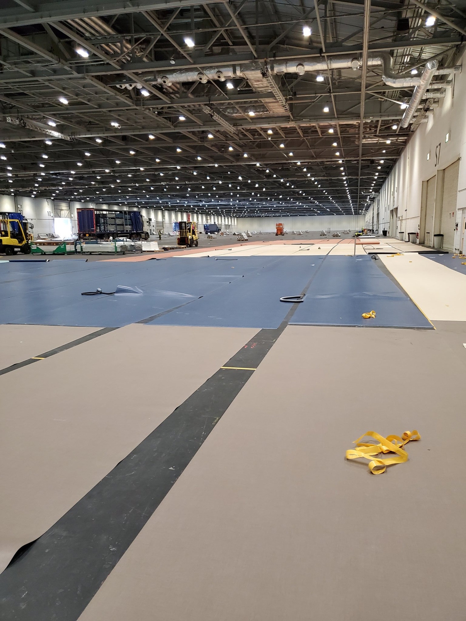 伦敦奥运场馆改成方舱医院