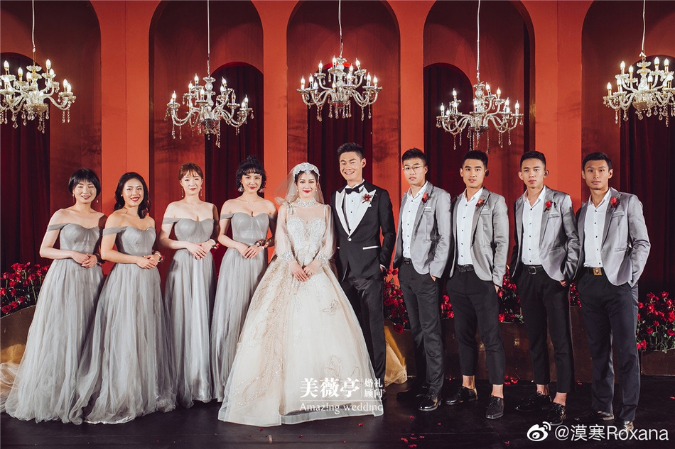 张培萌婚礼现场田径氛围浓烈