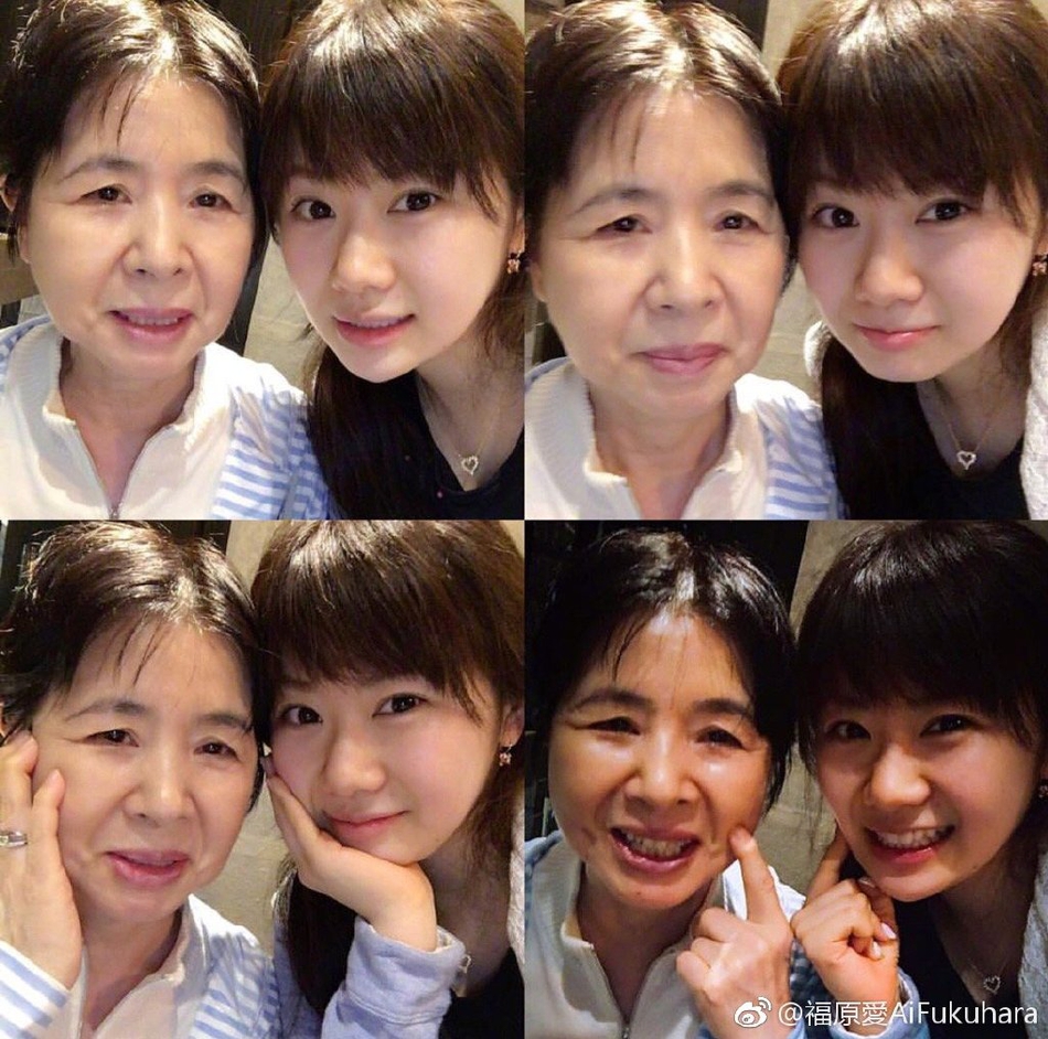 福原爱为妈妈庆生温情满满