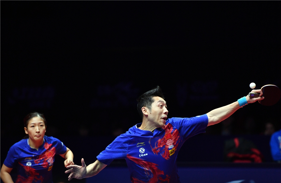 总决赛许昕/刘诗雯混双夺冠