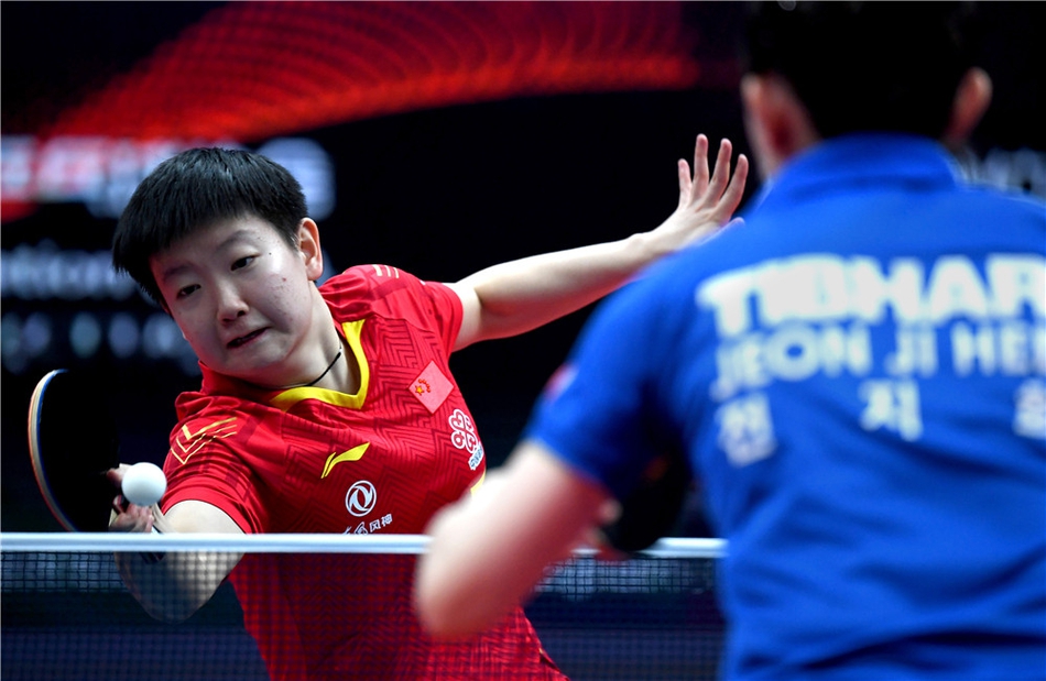 总决赛孙颖莎4-0田志希