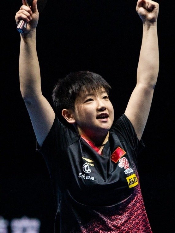 孙颖莎入围全国优秀共青团员名单