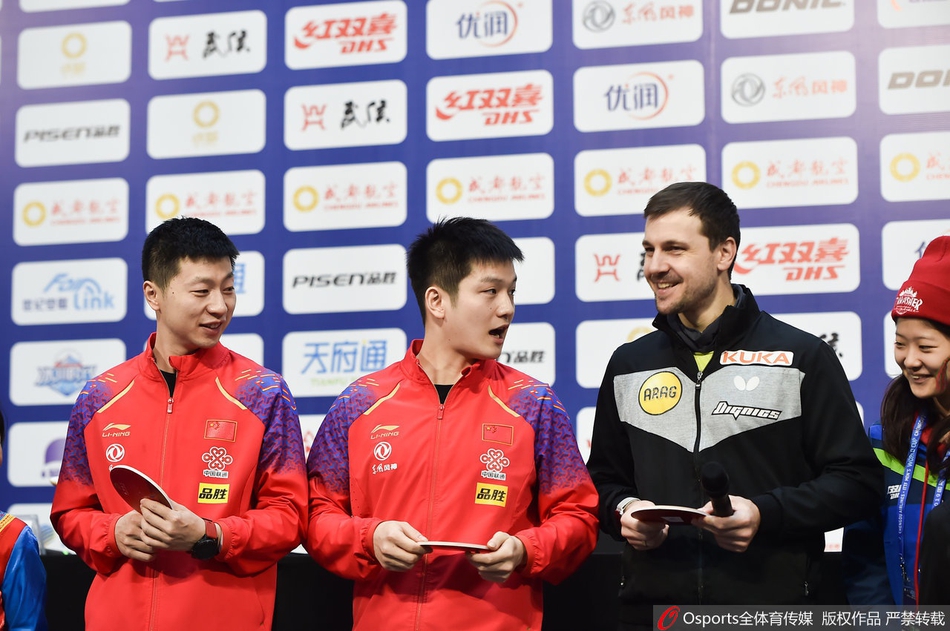 马龙樊振东波尔出席球迷见面会