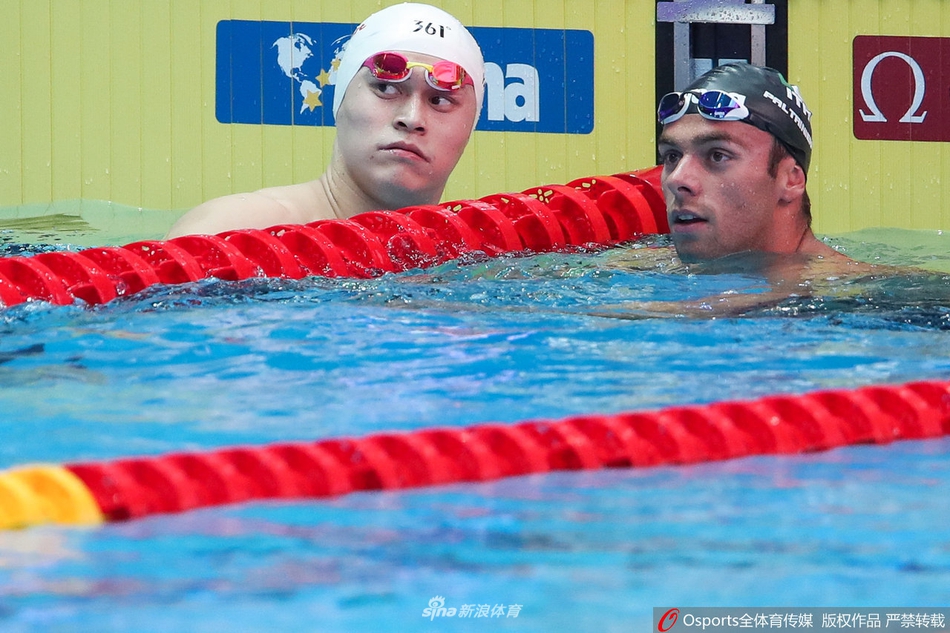 世锦赛800自预赛：孙杨晋级
