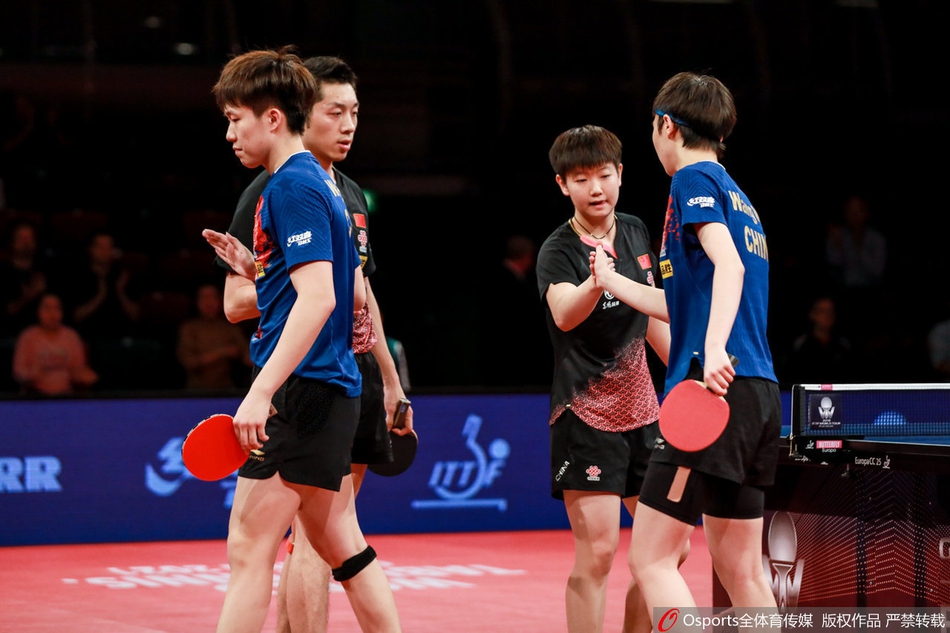 德国赛许昕/孙颖莎混双夺冠