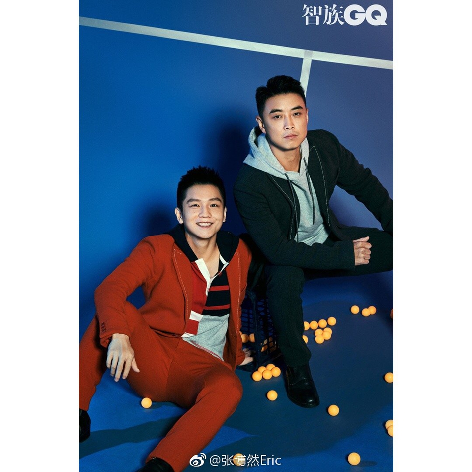 樊振东王皓时尚大片尽显帅气