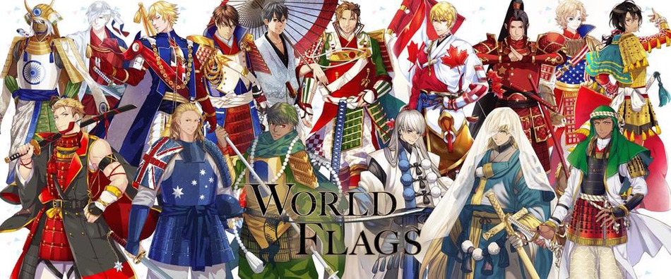 日本公布奥运会部分国家插画