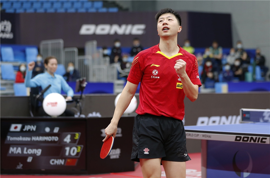 马龙胜张本智和闯入世界杯决赛