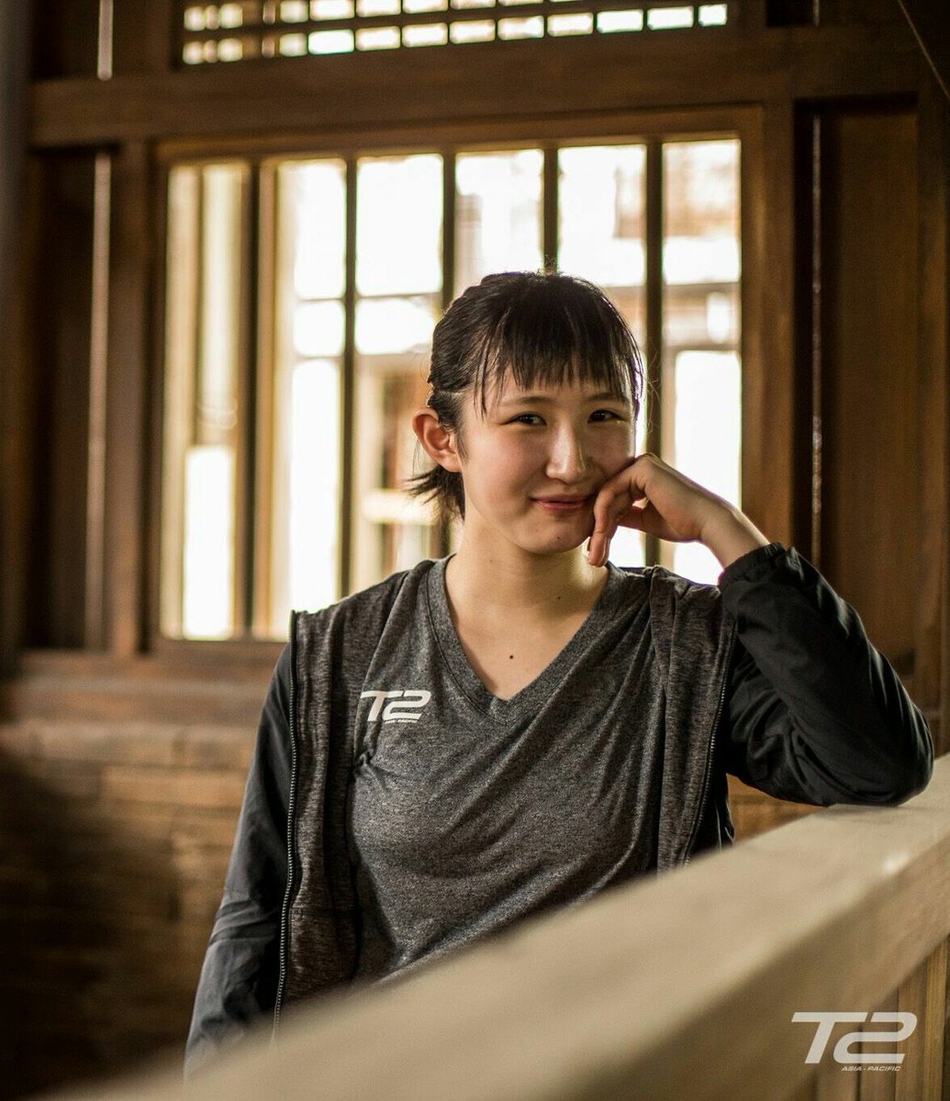 早田希娜写真曝光尽显青春活力