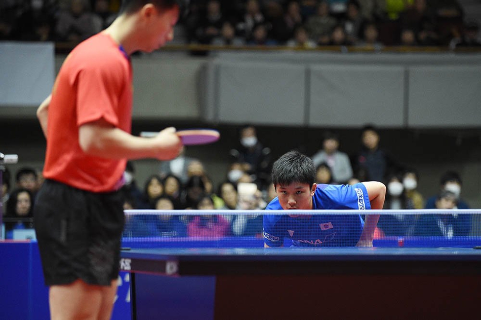 乒乓球亚洲杯马龙3-1张本智和