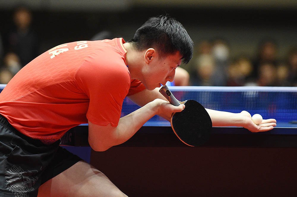 乒乓球亚洲杯马龙3-1张本智和
