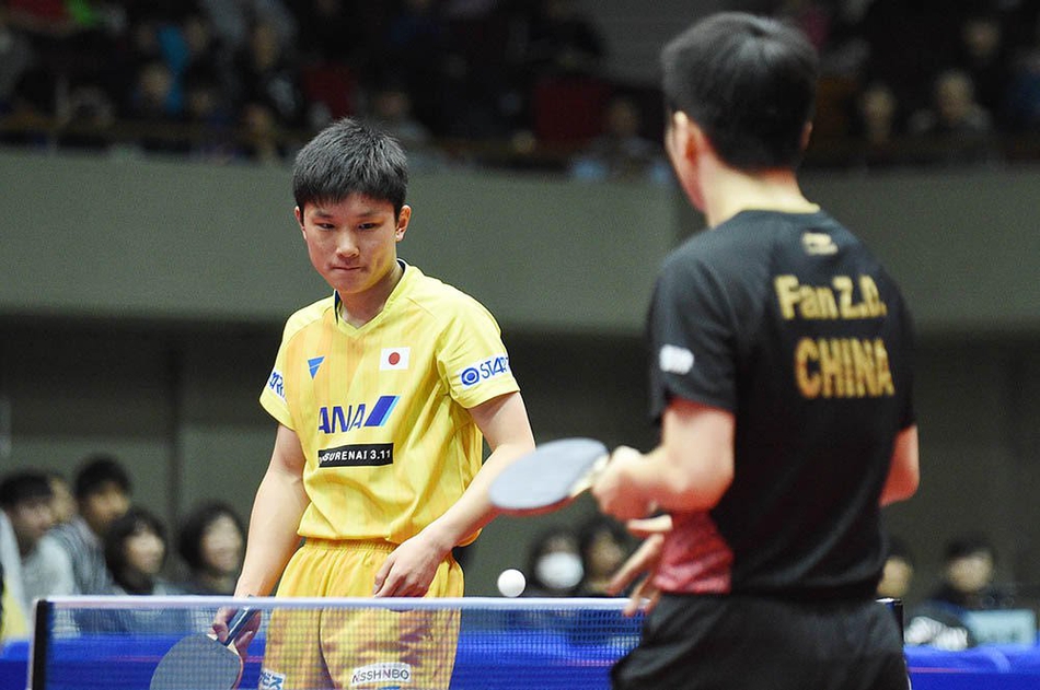 亚洲杯樊振东4-1张本智和