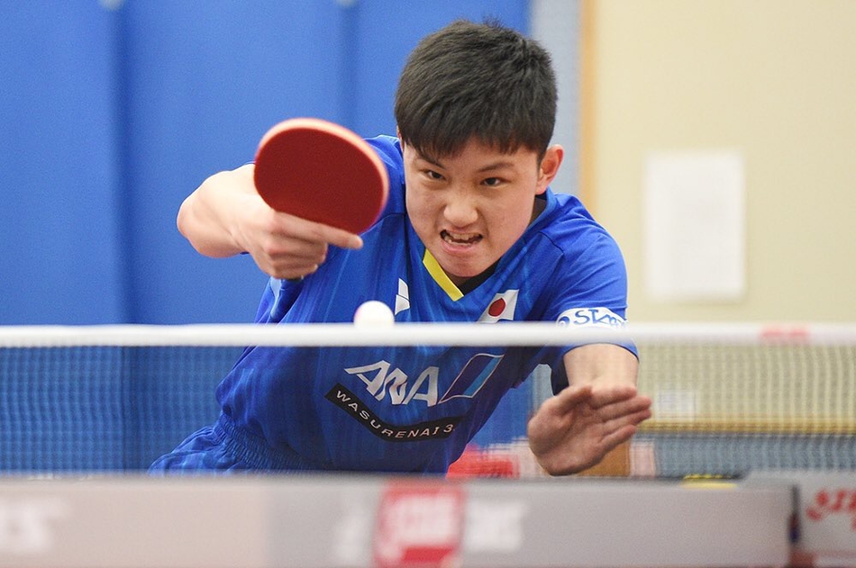 备战世乒赛日本队举行公开训练课