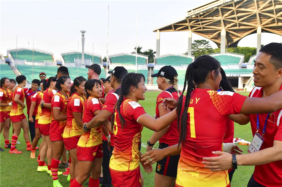 中国女子七人制橄榄球进军东京奥运