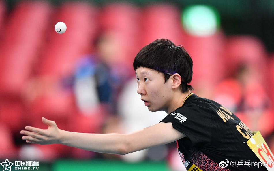 世界杯国乒女团3-0乌克兰