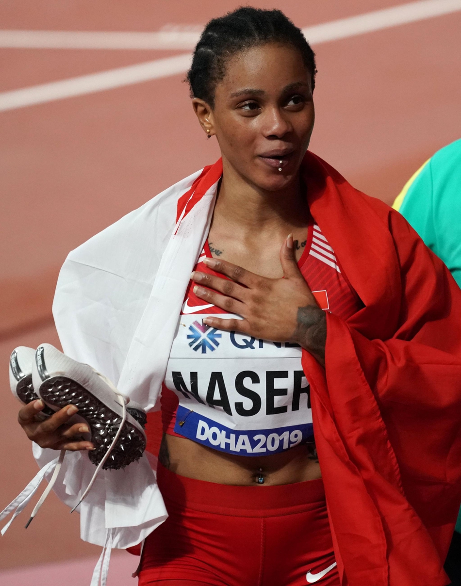 田径世锦赛女子400米:纳赛尔夺冠