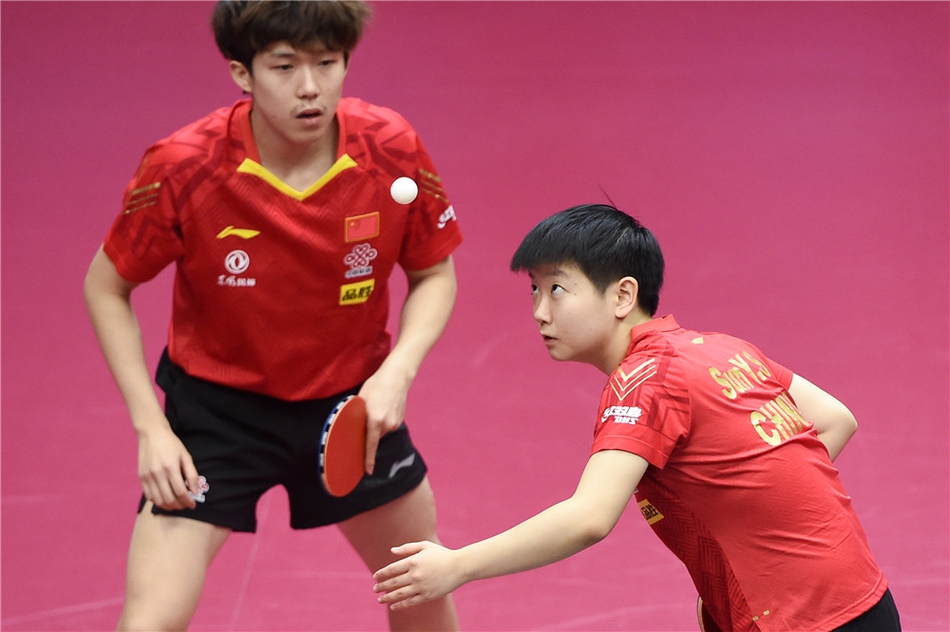 卡塔尔赛王楚钦/孙颖莎晋级