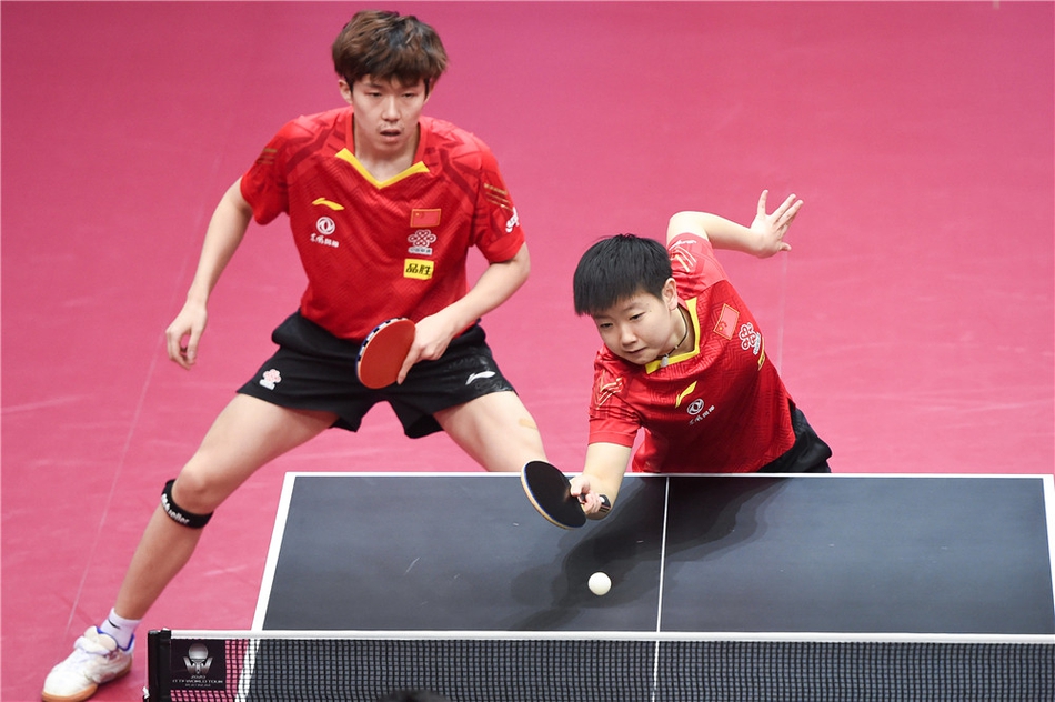 卡塔尔赛王楚钦/孙颖莎晋级