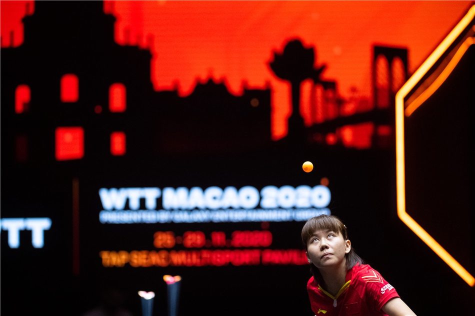 WTT澳门国际赛：陈幸同胜陈梦