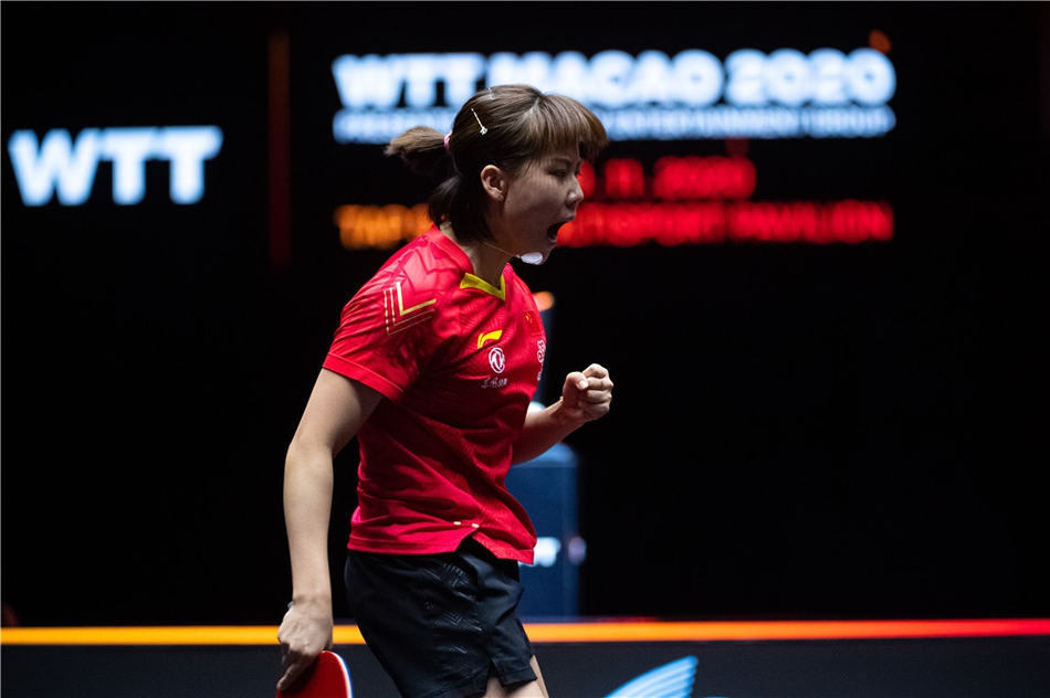 WTT澳门国际赛：陈幸同胜陈梦