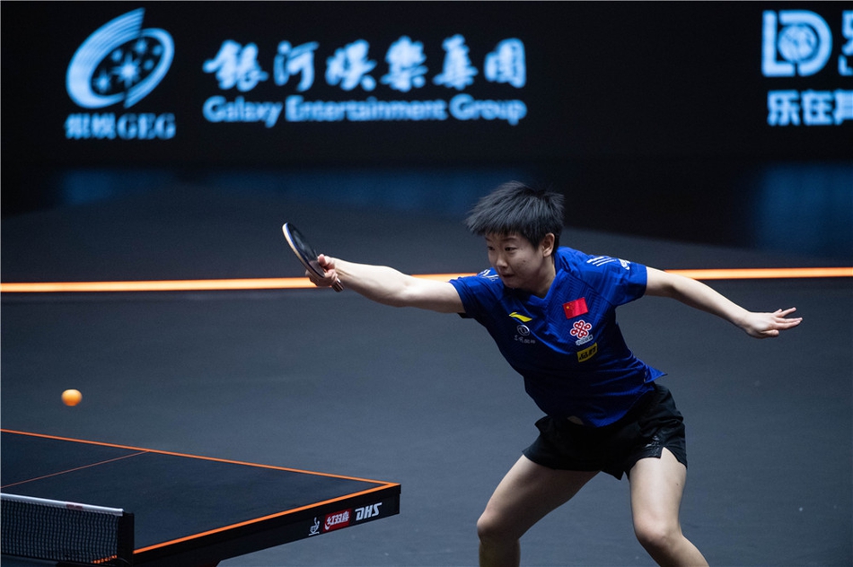 WTT澳门国际赛:孙颖莎夺得女单冠军