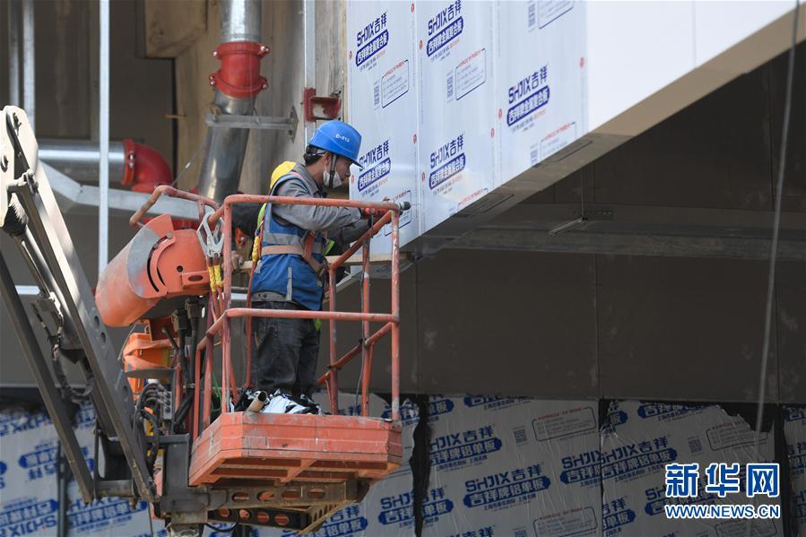 杭州亚运三馆恢复正常施工