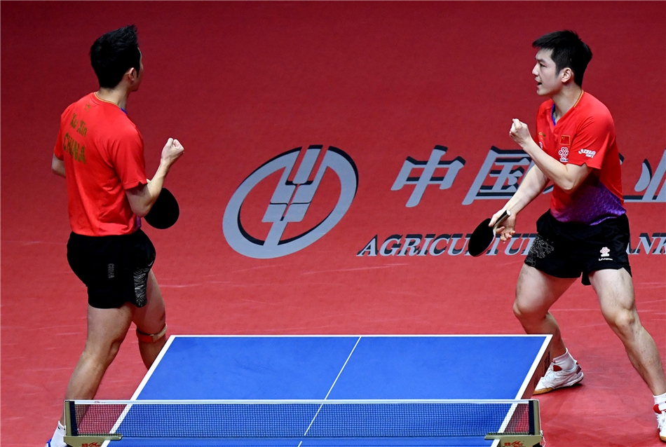 总决赛许昕/樊振东夺冠