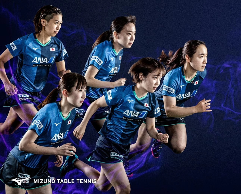 日乒公布2020比赛服 张本为“模特”